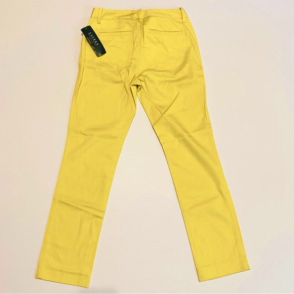 NEW! RALPH LAUREN Canary Buttercup Yellow PETITE PANTS Cute Happy NWT SIZE 2P - Picture 3 of 12